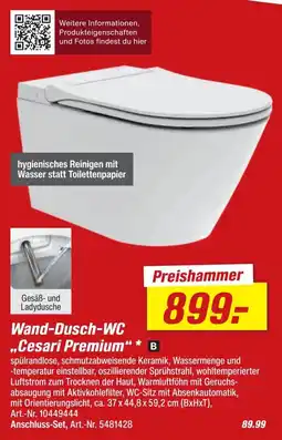 toom Baumarkt Wand-Dusch-WC "Cesari Premium" Angebot