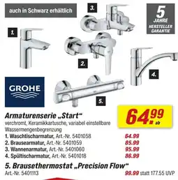 toom Baumarkt Armaturenserie „Start“ Angebot