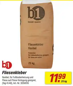 toom Baumarkt b1 Fliesenkleber flexibel Angebot