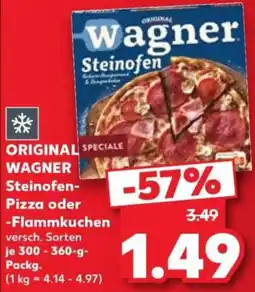 Kaufland ORIGINAL WAGNER Steinofen-Pizza oder -Flammkuchen Angebot