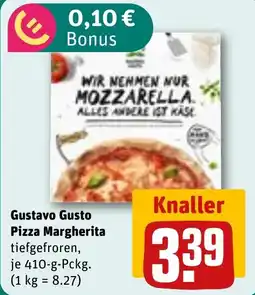 Sonderpreis Baumarkt Gustavo Gusto Pizza Margherita Angebot