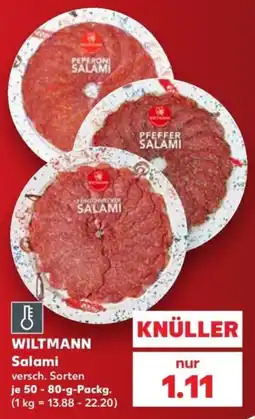 Kaufland WILTMANN Salami Angebot