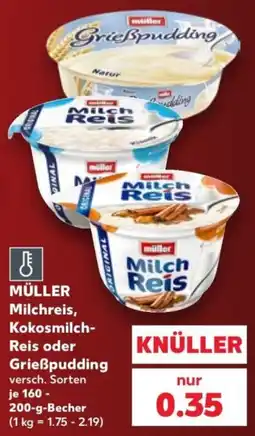 Kaufland MÜLLER Milchreis Angebot