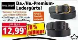 Norma bruno banani Da.-/He.-Premium-Ledergürtel Angebot
