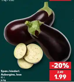 Kaufland Span./niederl. Aubergine, lose Angebot