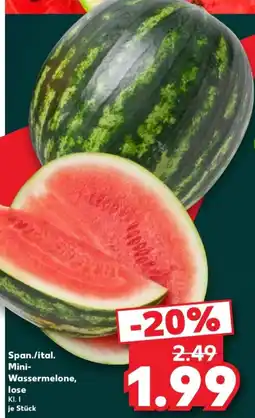 Kaufland Span./ital. Mini-Wassermelone Angebot