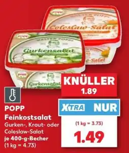 Kaufland POPP Feinkostsalat Angebot