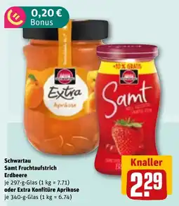 Sonderpreis Baumarkt Schwartau Samt Fruchtaufstrich Erdbeere Angebot