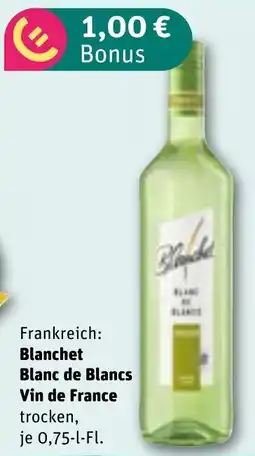 Sonderpreis Baumarkt Blanc de Blancs Vin de France Angebot