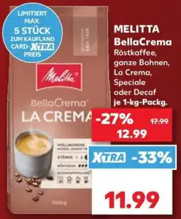 Kaufland Melitta BellaCrema La Crema Angebot