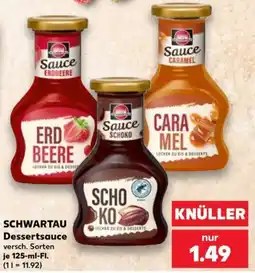 Kaufland SCHWARTAU Dessertsauce Angebot