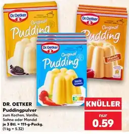 Kaufland DR. OETKER Puddingpulver Angebot