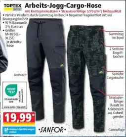 Norma Arbeits-Jogg-Cargo-Hose TOPTEX PRO Angebot