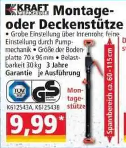 Norma KRAFT Montage- oder Deckenstütze Angebot
