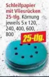 Norma Schleifpapier mit Vliesrücken Angebot