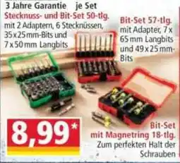 Norma Bit-Set 57-tlg. mit Adapter, 7 x 65 mm Langbits und 49 x 25 mm-Bits Angebot