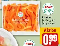 Sonderpreis Baumarkt REWE to go Karottini Angebot