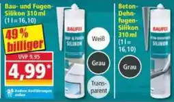 Norma BAUFIX Bau- und Fugen-Silikon Angebot