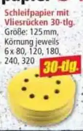 Norma Schleifpapier mit Vliesrücken Angebot