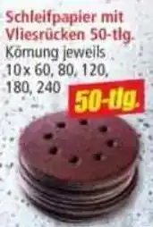 Norma Schleifpapier mit Vliesrücken Angebot