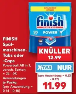 Kaufland FINISH Spülmachine-Tabs oder -Caps Angebot