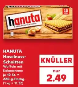 Kaufland HANUTA Haselnuss-Schnitten Angebot