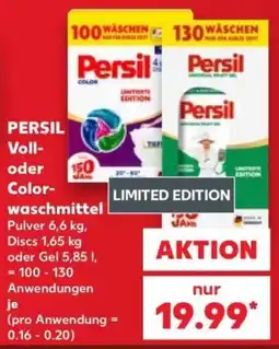 Kaufland Persil Voll-oder Color-waschmittel Angebot