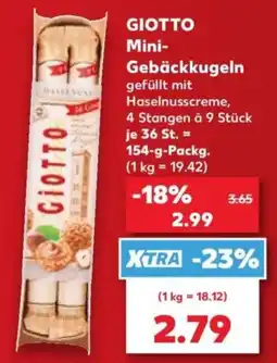 Kaufland GIOTTO Mini-Gebäckkugeln Angebot