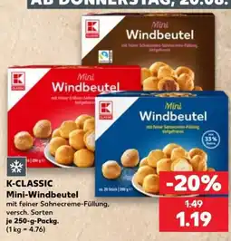 Kaufland K-CLASSIC Mini-Windbeutel Angebot