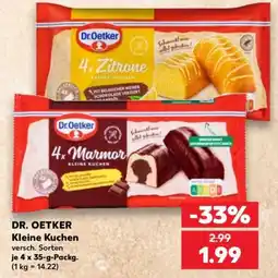 Kaufland DR. OETKER Kleine Kuchen Angebot