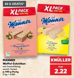 Kaufland MANNER Waffel-Schnitten Angebot