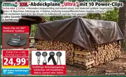 Norma Power Garden XXL-Abdeckplane „Ultra“ mit 10 Power-Clips Angebot