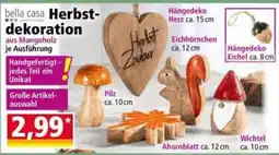 Norma bella casa Herbstdekoration aus Mangoholz Angebot