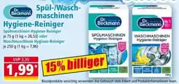 Norma Dr. Beckmann Spül-/Waschmaschinen Hygiene-Reiniger Angebot