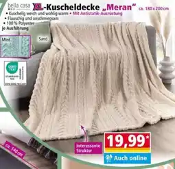 Norma bella casa XL-Kuscheldecke "Meran" Angebot