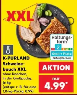Kaufland K-PURLAND Schweinebauch XXL Angebot
