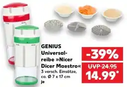 Kaufland GENIUS Universalreibe Nicer Dicer Maestro Angebot