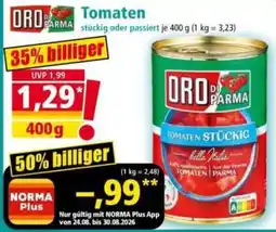 Norma Oro di Parma Tomaten Angebot