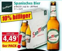 Norma Spanisches Bier San Miguel Angebot