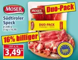 Norma MOSER Südtiroler Speck Angebot