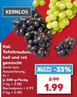 Kaufland Ital. Tafeltrauben Angebot