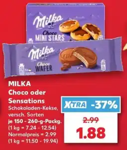 Kaufland Milka Choco oder Sensations Schokoladen-Kekse Angebot