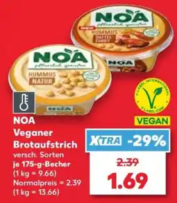 Kaufland NOA Veganer Brotaufstrich Angebot