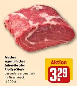 Sonderpreis Baumarkt Frisches argentinisches Entrecôte oder Rib-Eye-Steak Angebot
