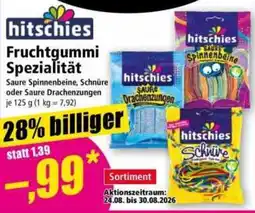 Norma hitschies Fruchtgummi Spezialität Angebot