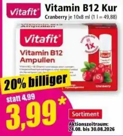 Norma Vitafit Vitamin B12 Ampullen Angebot