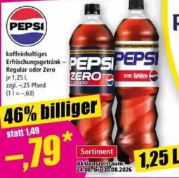 Norma Pepsi Erfrischungsgetränk Angebot