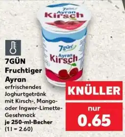 Kaufland 7GÜN Ayran Kirsch Angebot