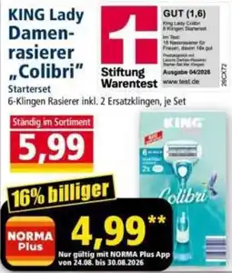 Norma KING Lady Damen-rasierer „Colibri“ Angebot