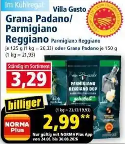 Norma Villa Gusto Grana Padano/ Parmigiano Reggiano Angebot
